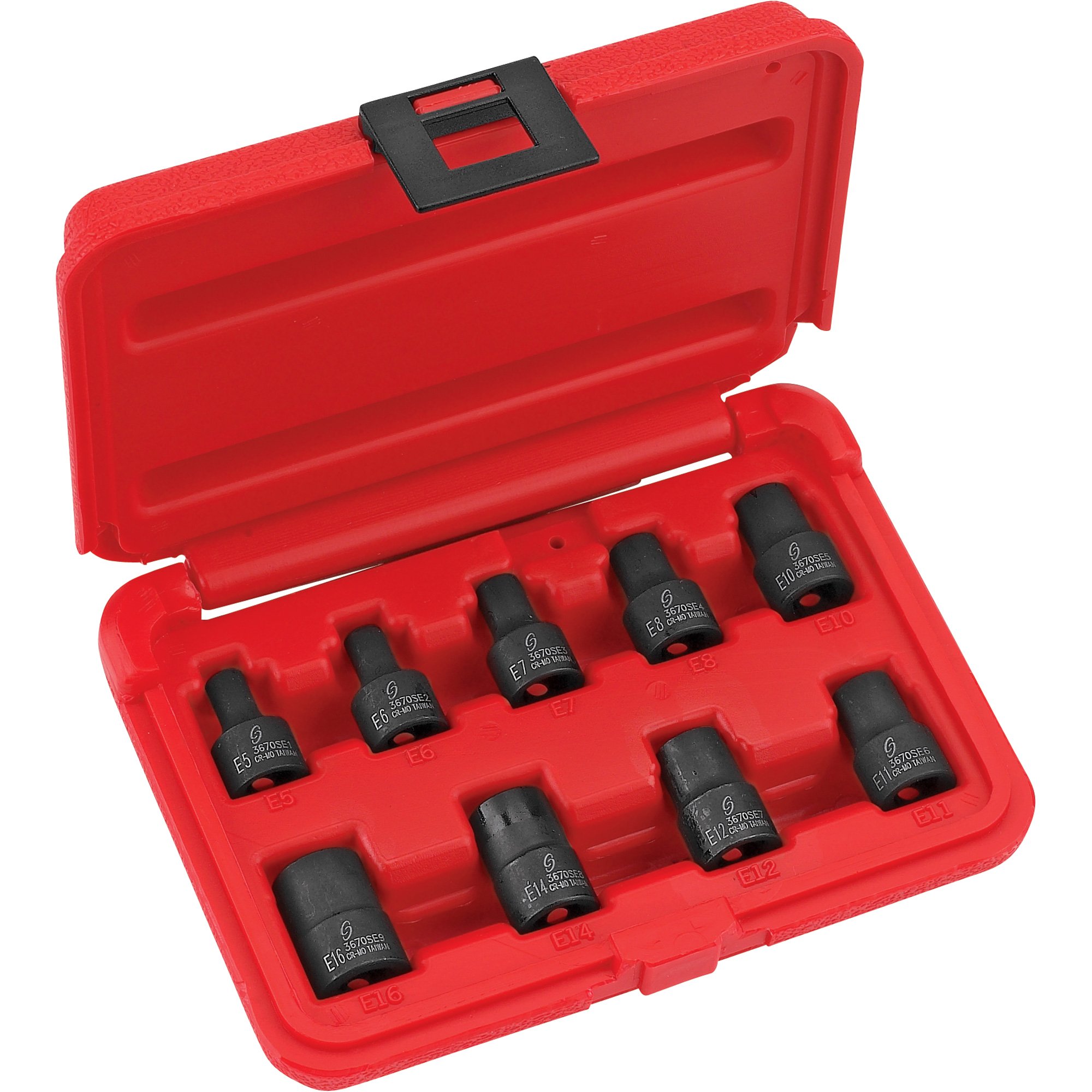 Sunex Tools Impact Socket Set 9pc., 3/8\"drive External Star Set